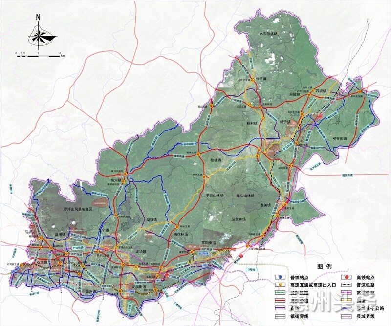 博罗县综合交通专项规划 重大产业平台规划布局图